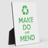 Make Do en Mend Fotoplaat (Zijkant)