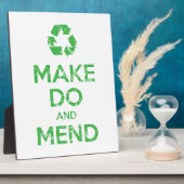 Make Do en Mend Fotoplaat (Zijkant)