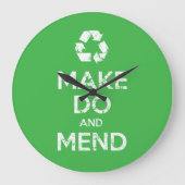 Make Do en Mend Grote Klok (Voorkant)
