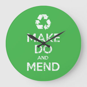Make Do en Mend Grote Klok