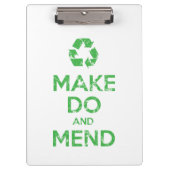 Make Do en Mend Klembord (Voorkant)