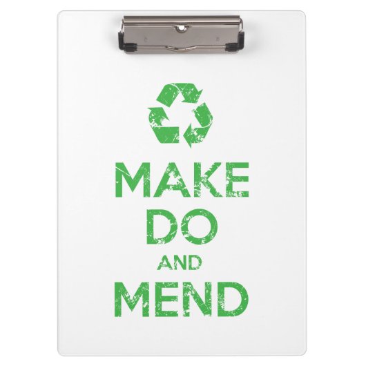 Make Do en Mend Klembord (Voorkant)