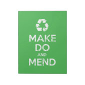 Make Do en Mend Notitieblok (Linkerzijde)