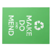 Make Do en Mend Notitieblok (Voorkant)