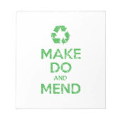 Make Do en Mend Notitieblok (Voorkant)
