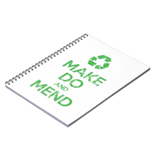 Make Do en Mend Notitieboek (Linkerzijde)