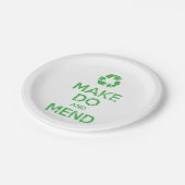 Make Do en Mend Papieren Bordje (Gekanteld)