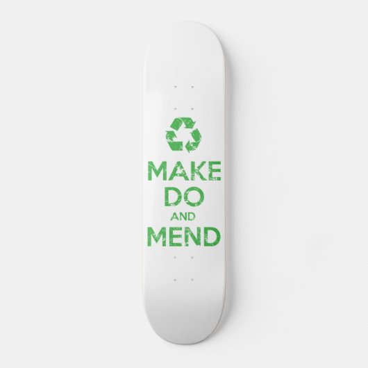 Make Do en Mend Persoonlijk Skateboard (Voorkant)