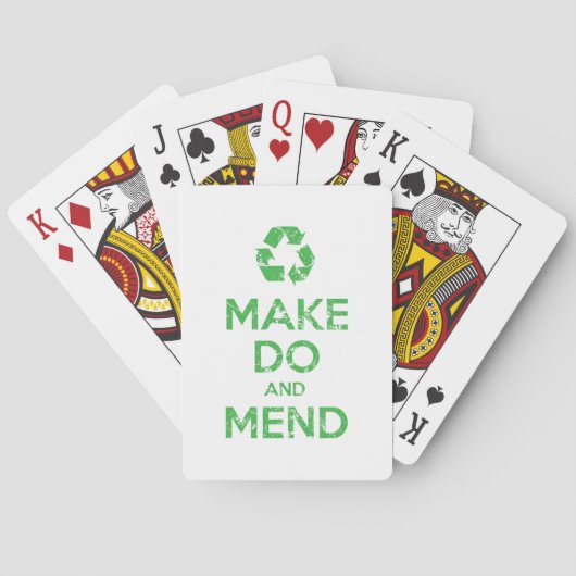 Make Do en Mend Pokerkaarten (Achterkant)