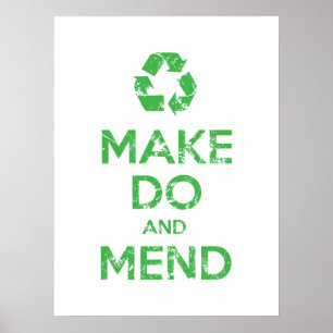 Make Do en Mend Poster
