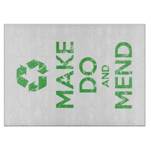 Make Do en Mend Snijplank (Voorkant)