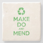 Make Do en Mend Stenen Onderzetter (Voorkant)