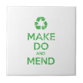 Make Do en Mend Tegeltje (Voorkant)