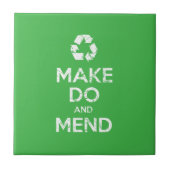 Make Do en Mend Tegeltje (Voorkant)