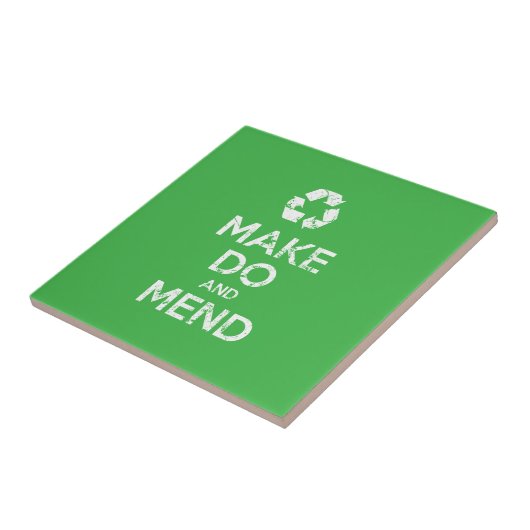 Make Do en Mend Tegeltje (Zijkant)