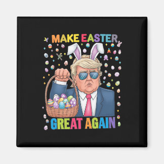 Make Easter Great Again Funny Trump Bunny Spring H Magneet
