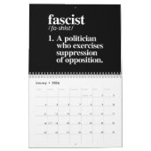 Make Fascists Afraid Again Calendar Kalender (Jan 2026)