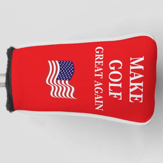 Make Golf Great Again Funny Golfheadcover (Voorkant)