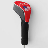 Make Golf Great Again Grappig Golfheadcover (Schuin)
