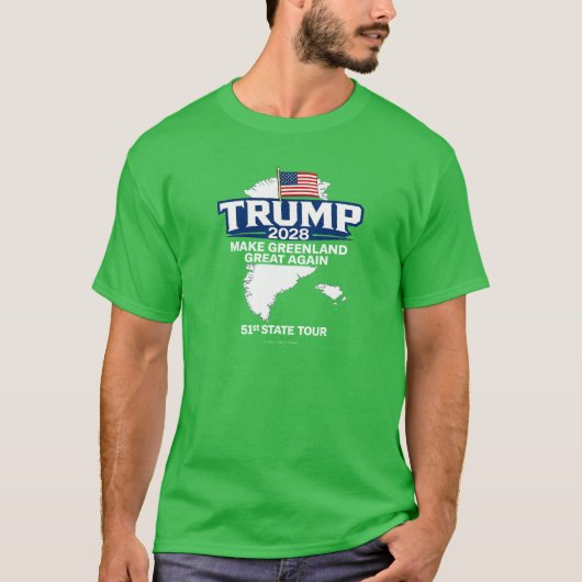 Make Greenland Great Again - T-Shirt (Voorkant)
