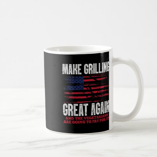 Make Grilling Great Again Grappige Trump Bbq Pit M Koffiemok (Rechts)
