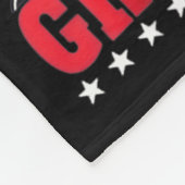 Make Groundhog Day Great Again Funny Trump Holding Fleece Deken (Hoek)