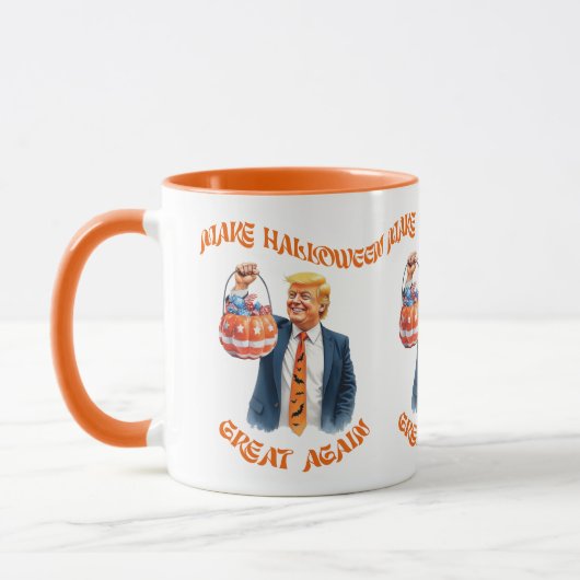 Make Halloween Great Again Donald Trump Funny Mok (Links)