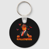 Make Halloween Great Again Funny Trump Soky Trick  Sleutelhanger (Voorkant)