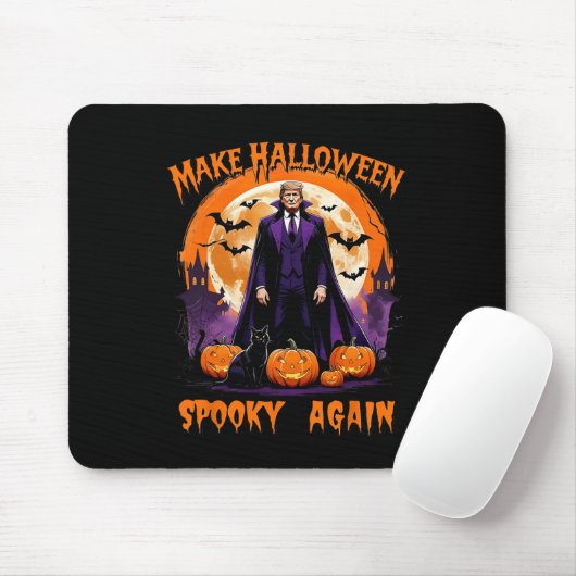 Make Halloween Spooky Again Funny Trump Halloween  Muismat (Met muis)
