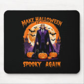Make Halloween Spooky Again Funny Trump Halloween  Muismat (Voorkant)