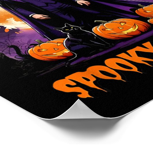 Make Halloween Spooky Again Funny Trump Halloween Poster (Hoek)