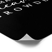 Make Heaven Crowded Christian Faith Insrational Qu Poster (Hoek)