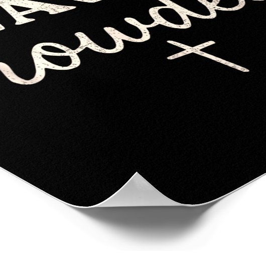 Make Heaven Crowded Christian Jesus Faith Fall Tha Poster (Hoek)