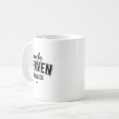 Make Heaven Crowded Christian Sign Jesus Cross God Koffiemok (Voorkant links)