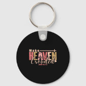 Make Heaven Crowded Cross - Minimalist Christian R Sleutelhanger (Voorkant)