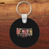 Make Heaven Crowded Cross - Minimalist Christian R Sleutelhanger (Voorkant)