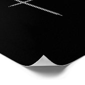 Make Heaven Crowded Cross Minimalist Christian Rel Poster (Hoek)