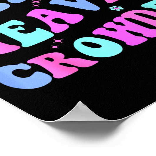 Make Heaven Crowded Cute Christian Teen Girl Jesus Poster (Hoek)