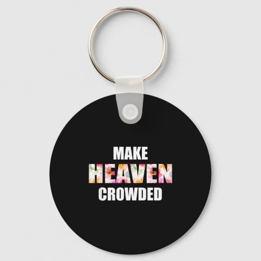 Make Heaven Crowded Floral Letter _ Christian Fait Sleutelhanger (Voorkant)