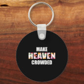 Make Heaven Crowded Floral Letter _ Christian Fait Sleutelhanger (Voorkant)