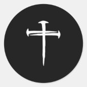 Make Heaven Crowded - Front And Back Ronde Sticker (Voorkant)