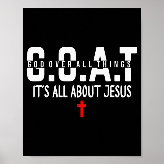 Make Heaven Crowded Its All About Jesus God Over A Poster (Voorkant)