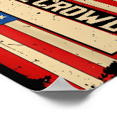 Make Heaven Crowded On-back Patriotic Christian Cr Poster (Hoek)