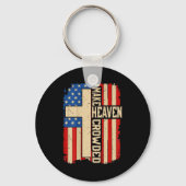 Make Heaven Crowded On-back Patriotic Christian Cr Sleutelhanger (Voorkant)