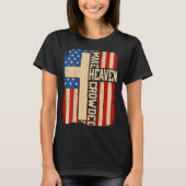 Make Heaven Crowded On-back Patriotic Christian Cr T-shirt (Voorkant)