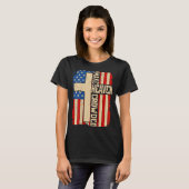 Make Heaven Crowded On-back Patriotic Christian Cr T-shirt (Voorkant volledig)
