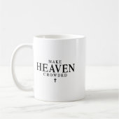 Make Heaven Crowded Retro Patriotic Christian Fait Koffiemok (Links)