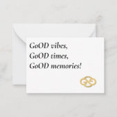 Make it a GoOD day! Notitiekaartje (Voorkant)