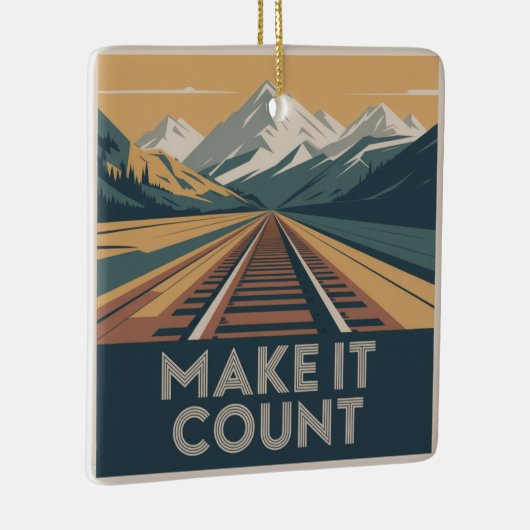 Make It Count Keramisch Ornament (Rechts)
