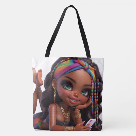Make It Happen CHIBI DOLL  Tote Bag (Voorkant)